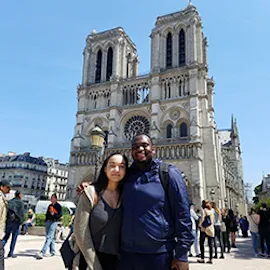 students at Notre Dame cathedral